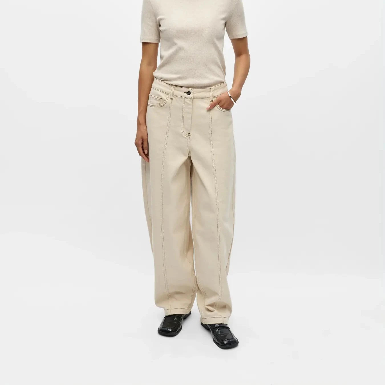 OBJRABEA MW LO BARREL JEANS E PA 26