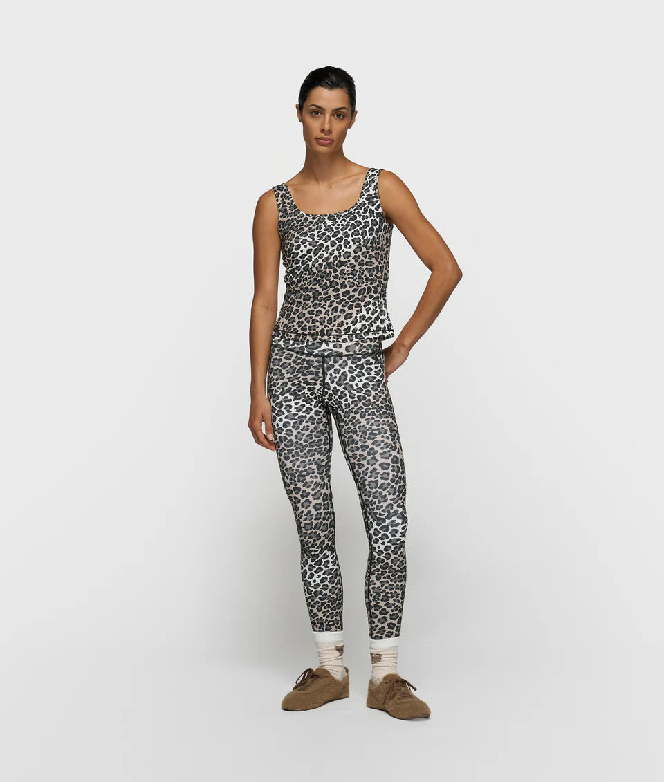 slimfit tanktop leopard