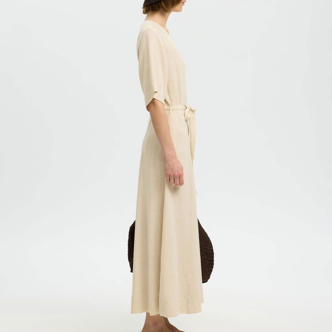 SLWVIVA REGULAR LINEN BLEND DRESS NOOS