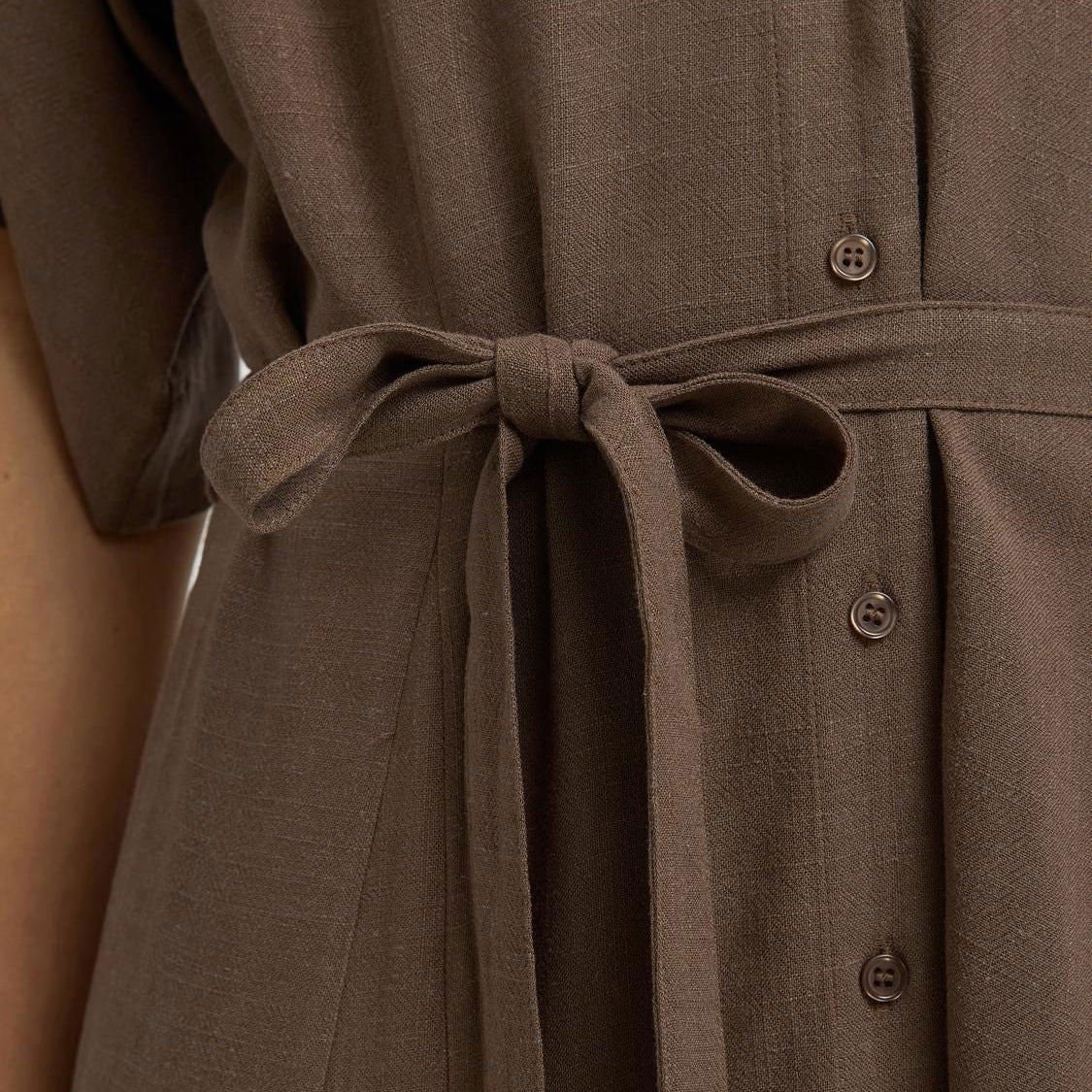 SLWVIVA REGULAR LINEN BLEND DRESS NOOS