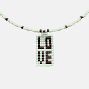 Cils Beaded LOVE Necklace Short
