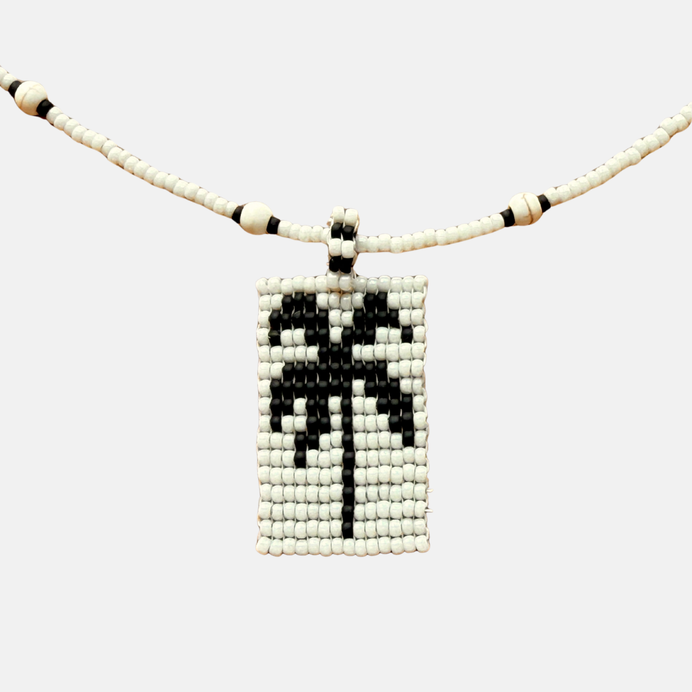 Cils Beaded PALM Necklace Long