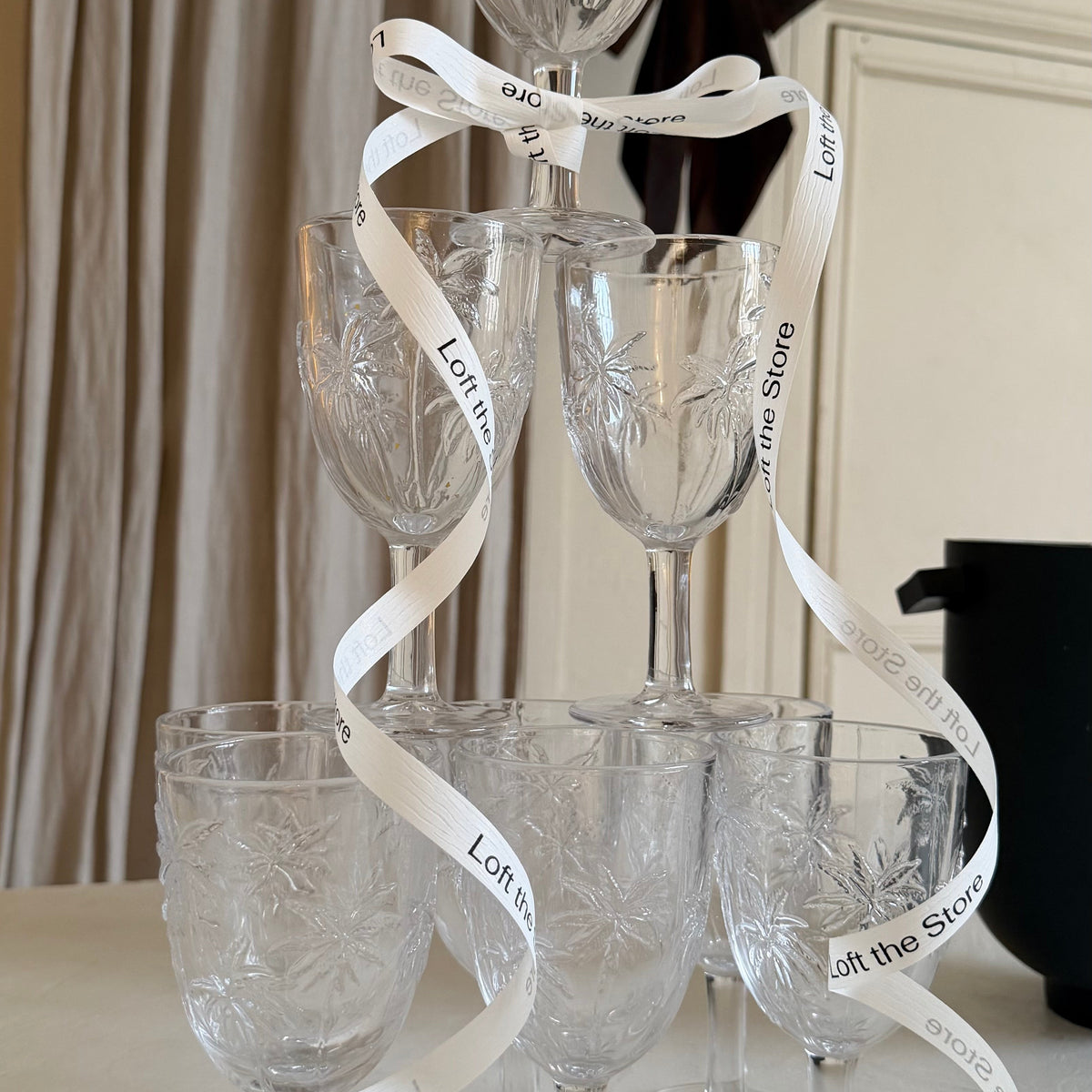Palm wijnglas