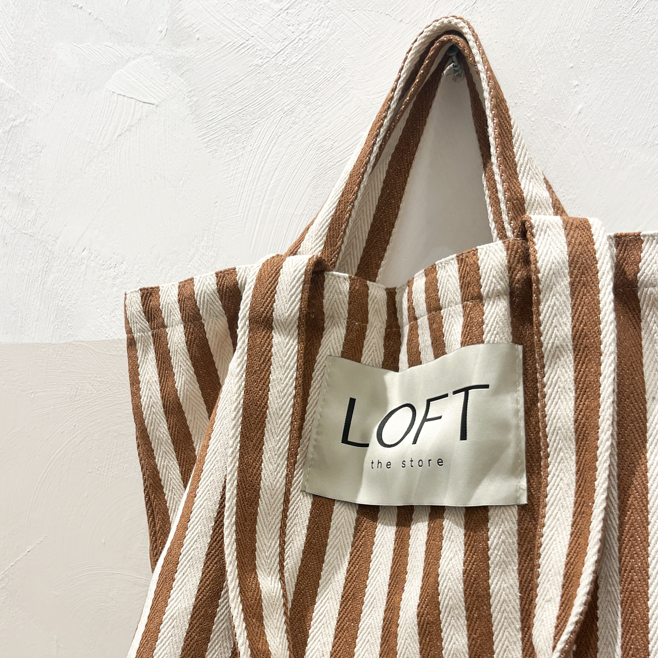 The Stripe Bag Brown