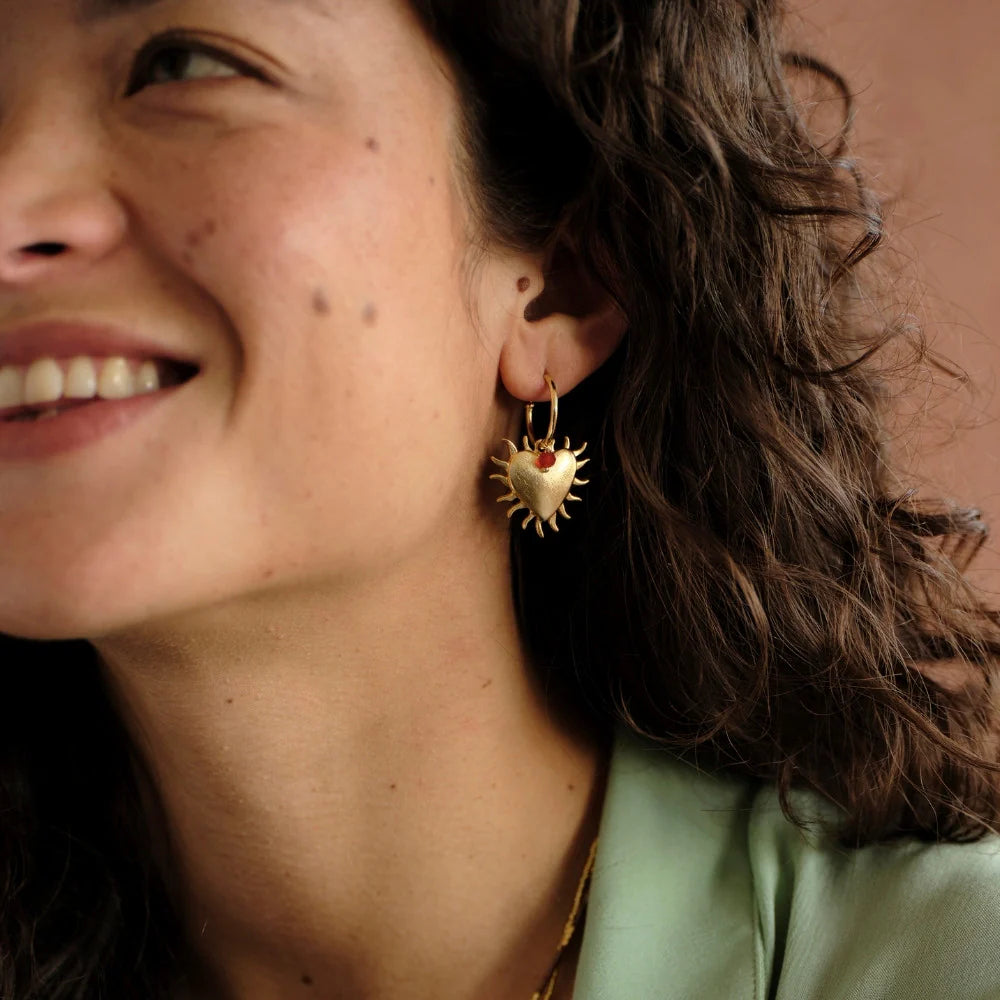 Intense Carnelian Earrings GP