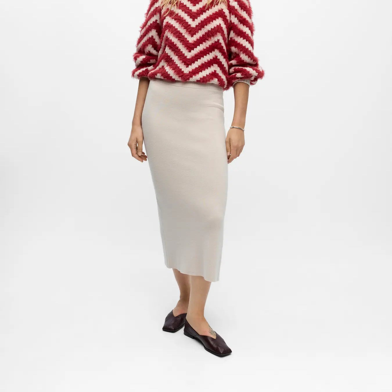 OBJREYNARD HW KNIT SKIRT NOOS