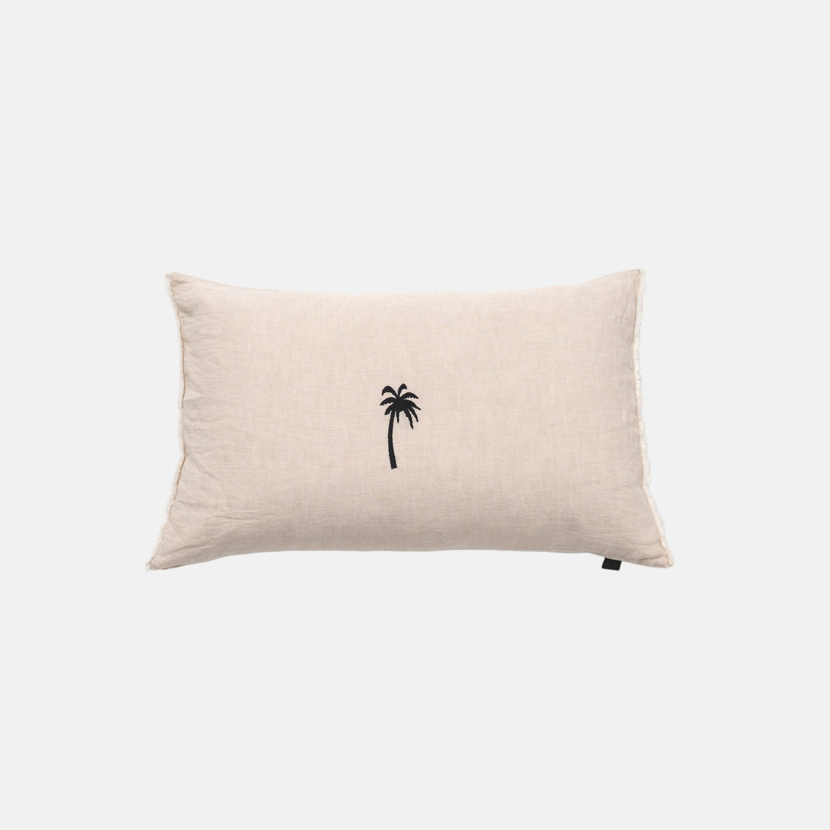 Kussenhoes Zand Palm Zwart