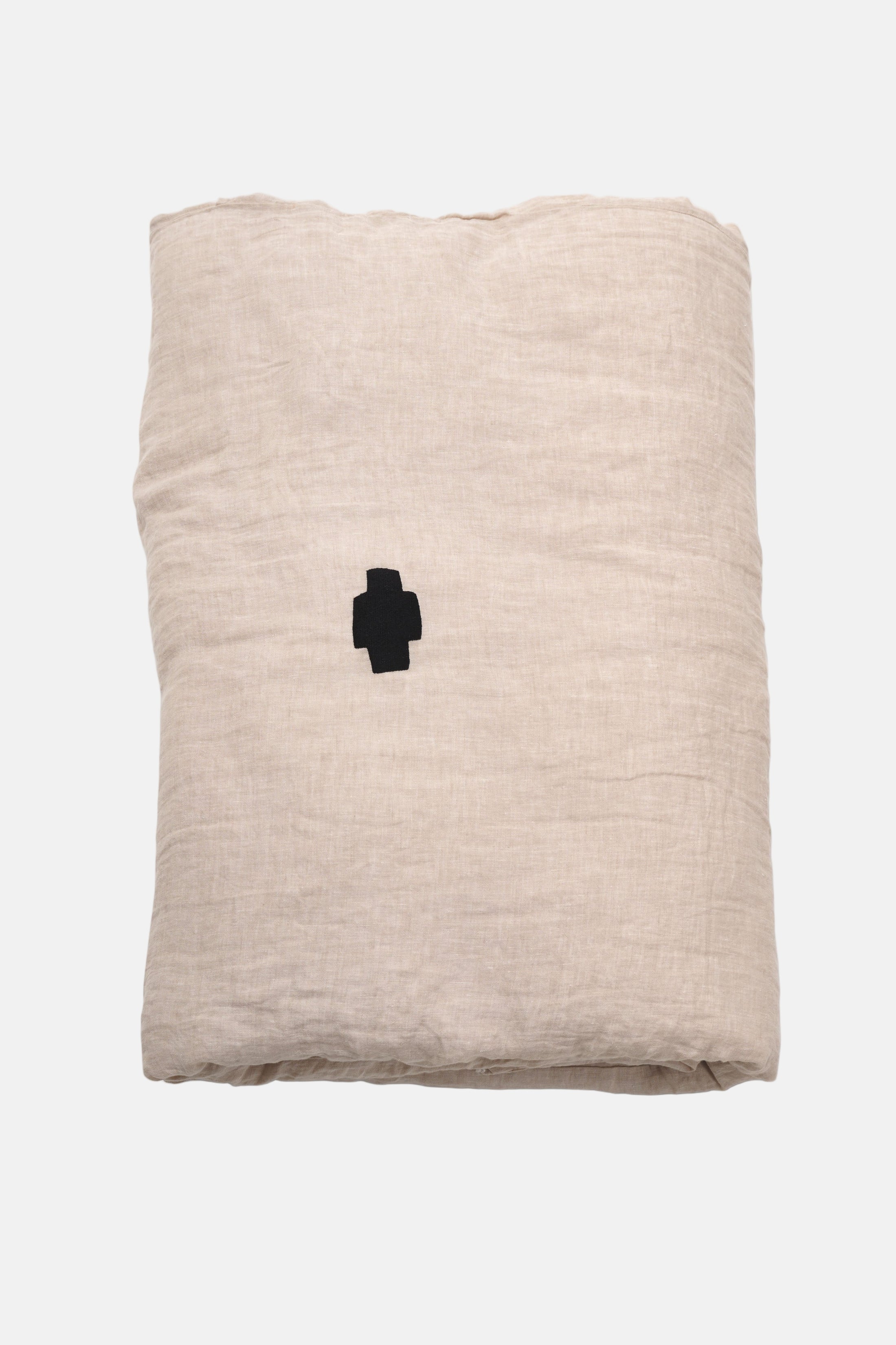 Cozy Cover Zand Cross Line Zwart