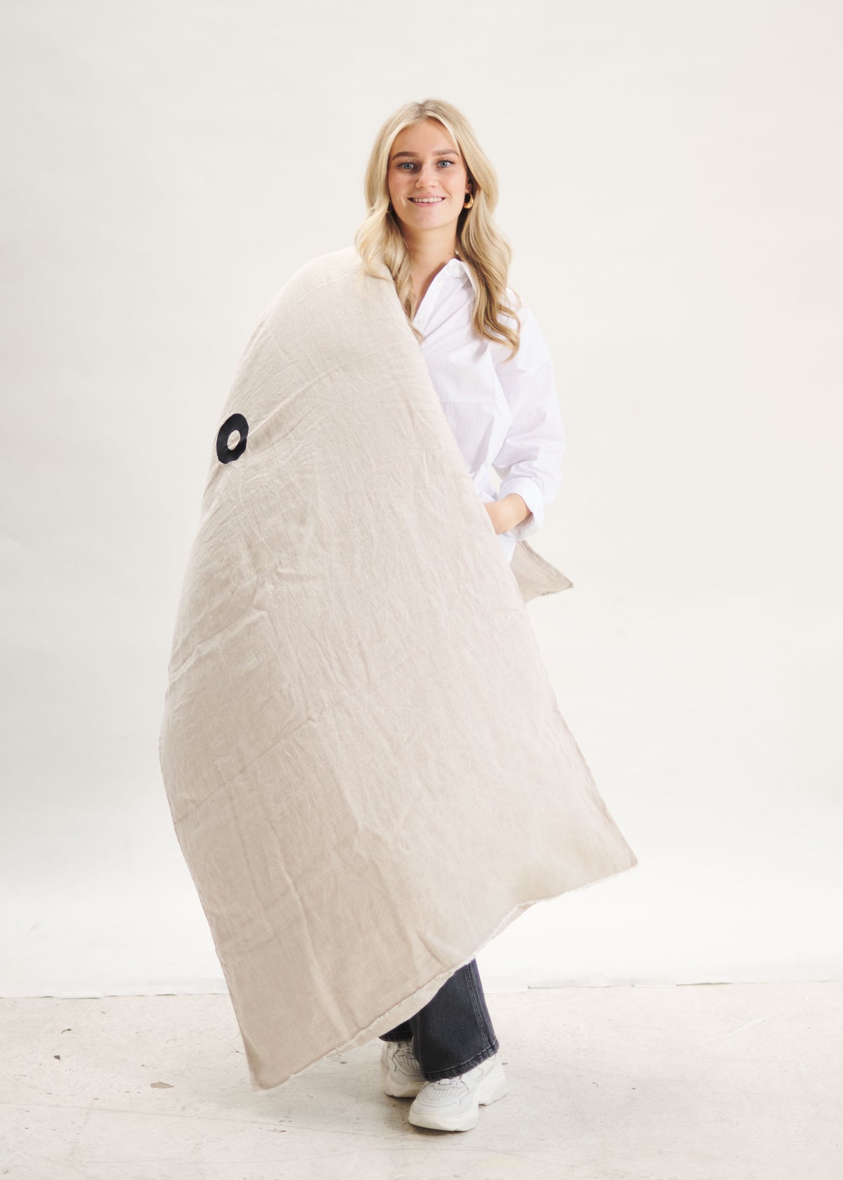 Cozy Cover Zand Circle Zwart