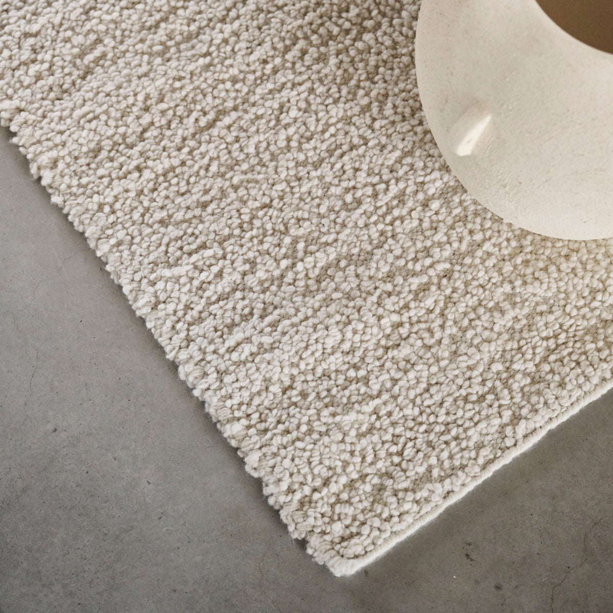 Vloerkleed LOLA WHITE | 100% Linnen