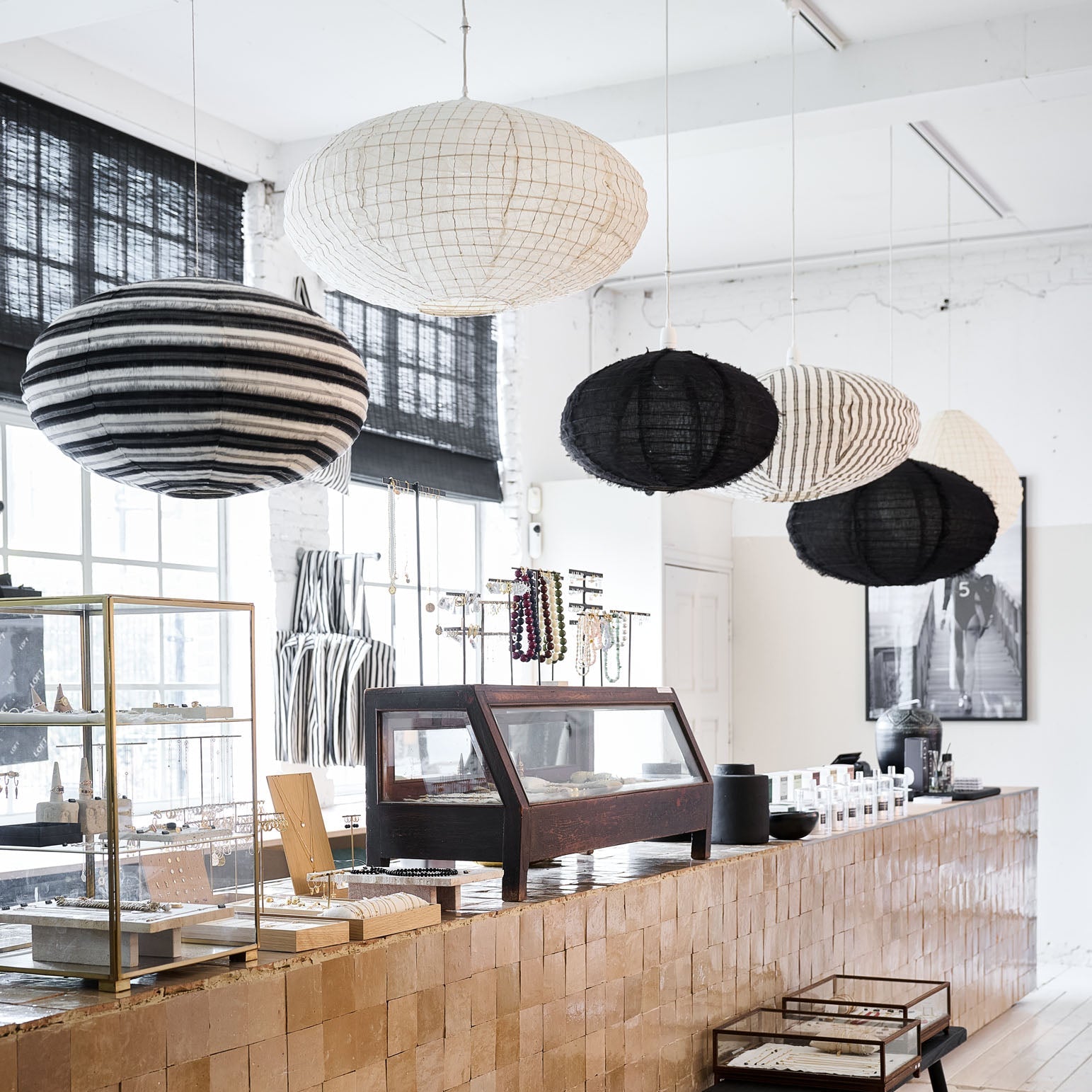 Hanglamp JUTE Ash UFO 80cm