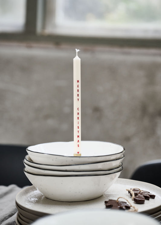 Taper kaars Merry Christmas