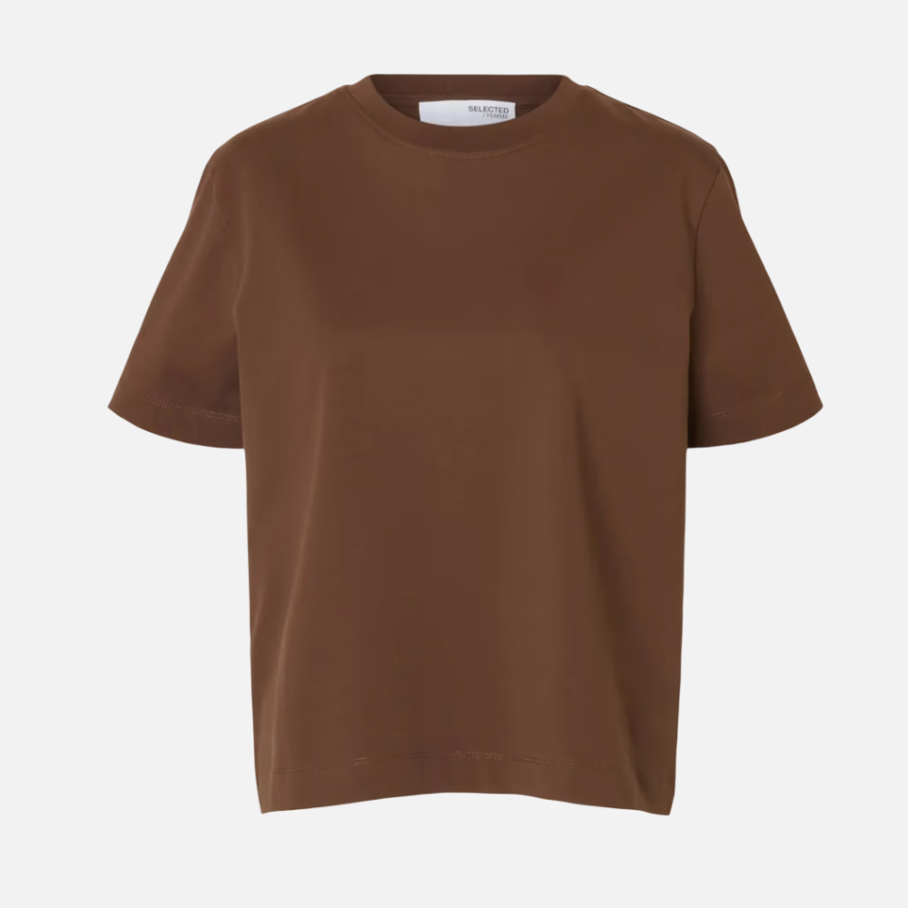 SLFESSENTIAL SS BOXY TEE NOOS