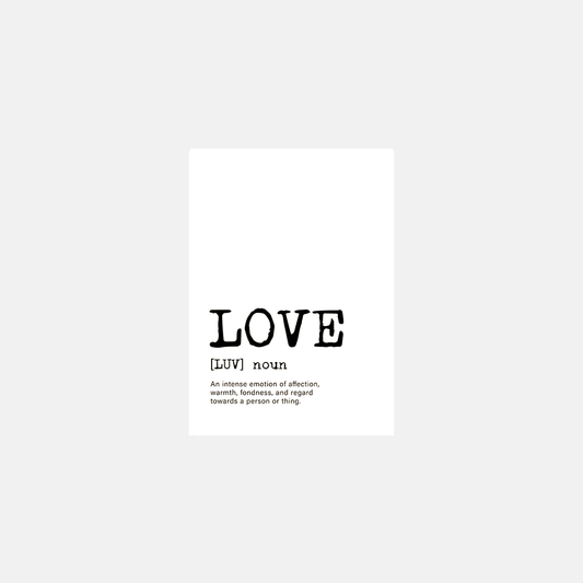 LOVE limited edition - Postcard