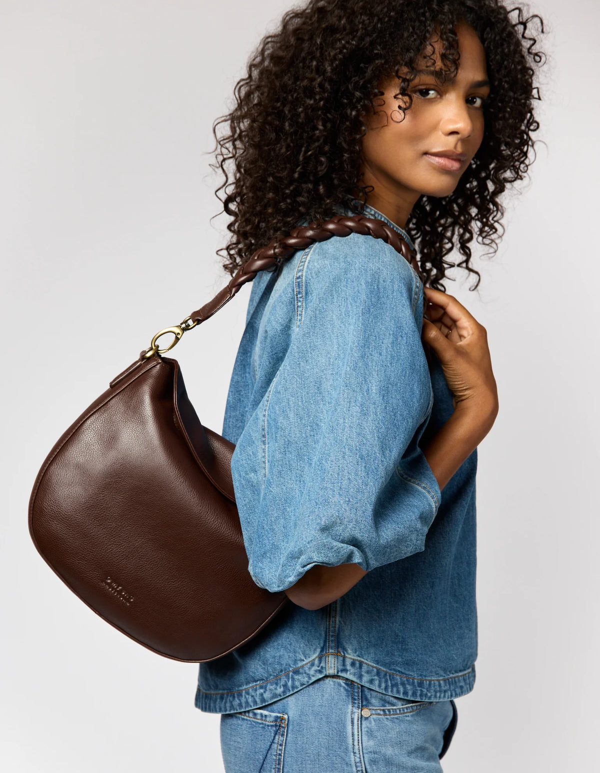 Lana Chocolate Soft Grain Leather