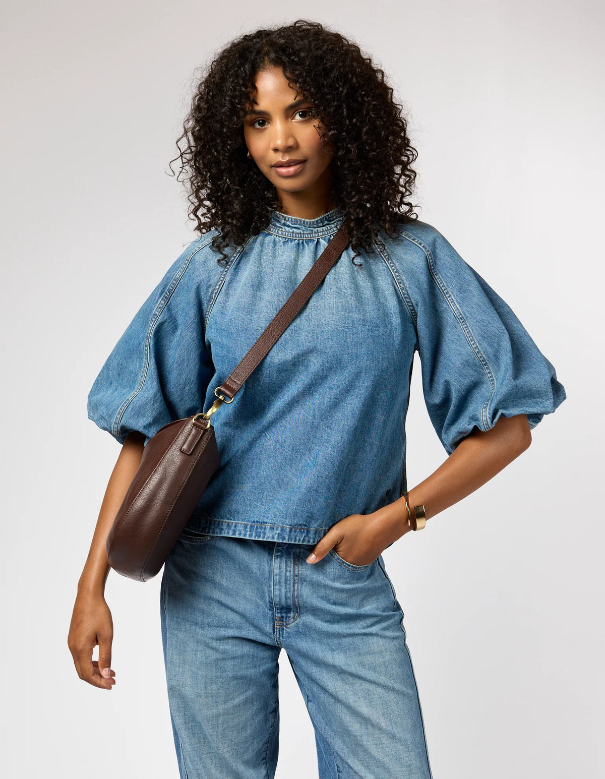 Lana Chocolate Soft Grain Leather