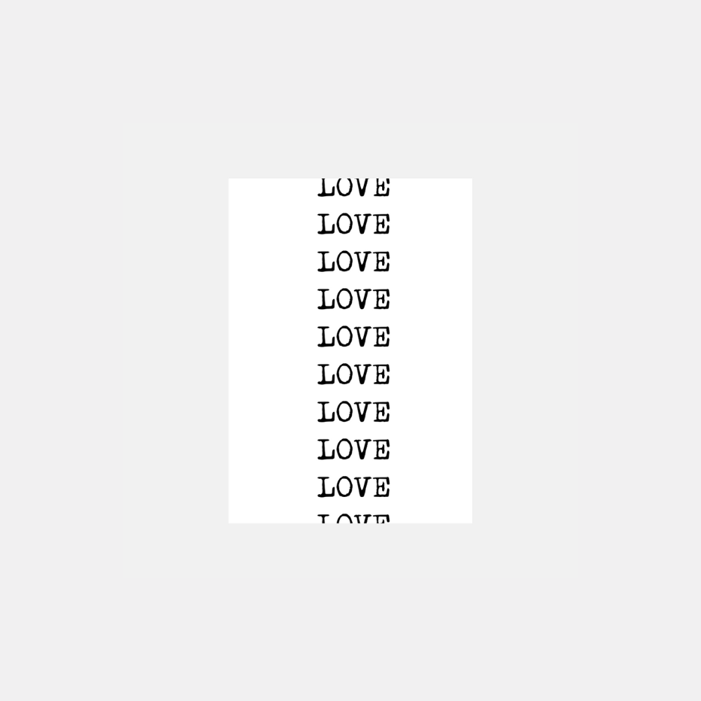 Love You More - Postcard