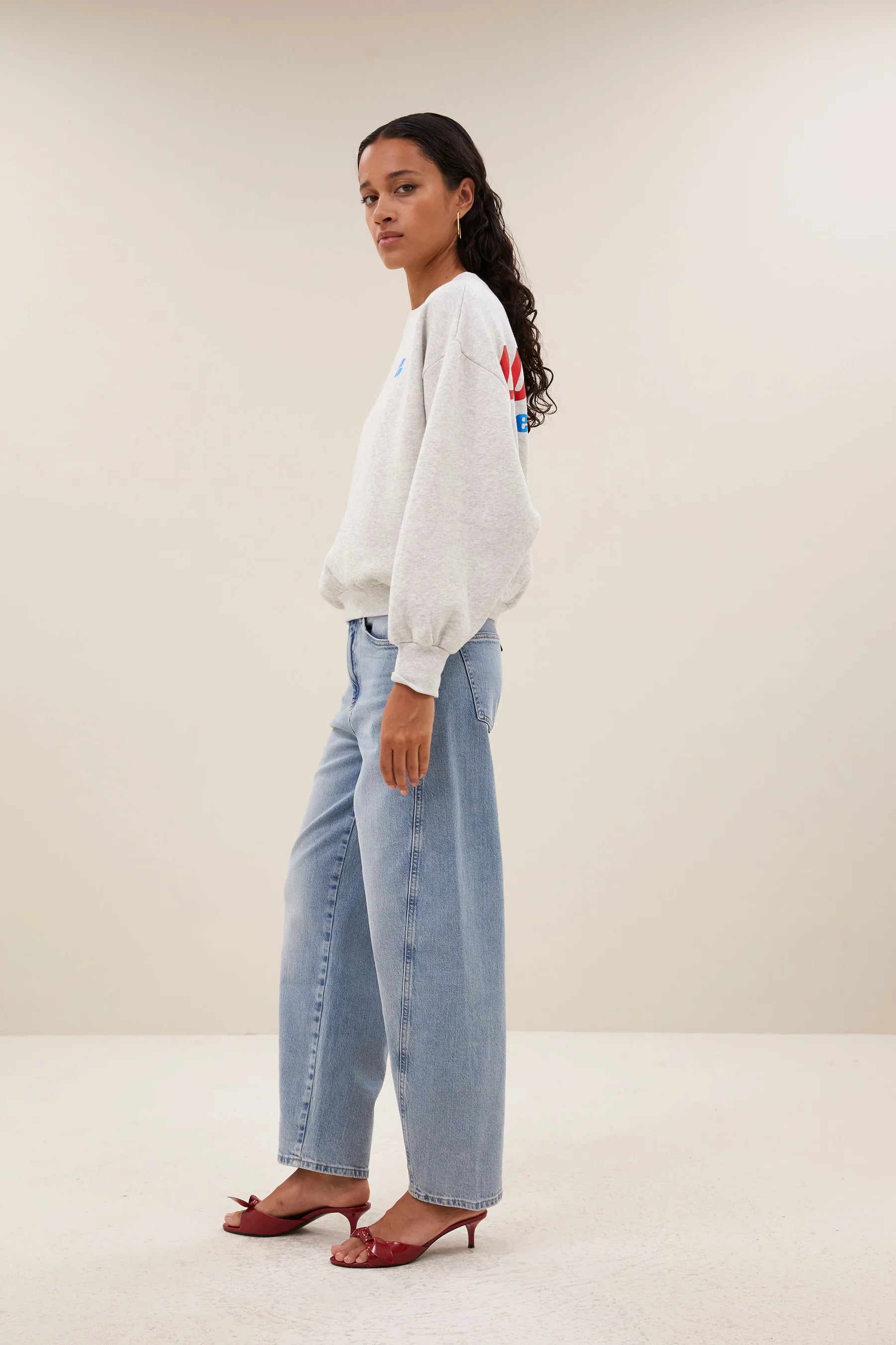 bibi melange lucky everyday sweater