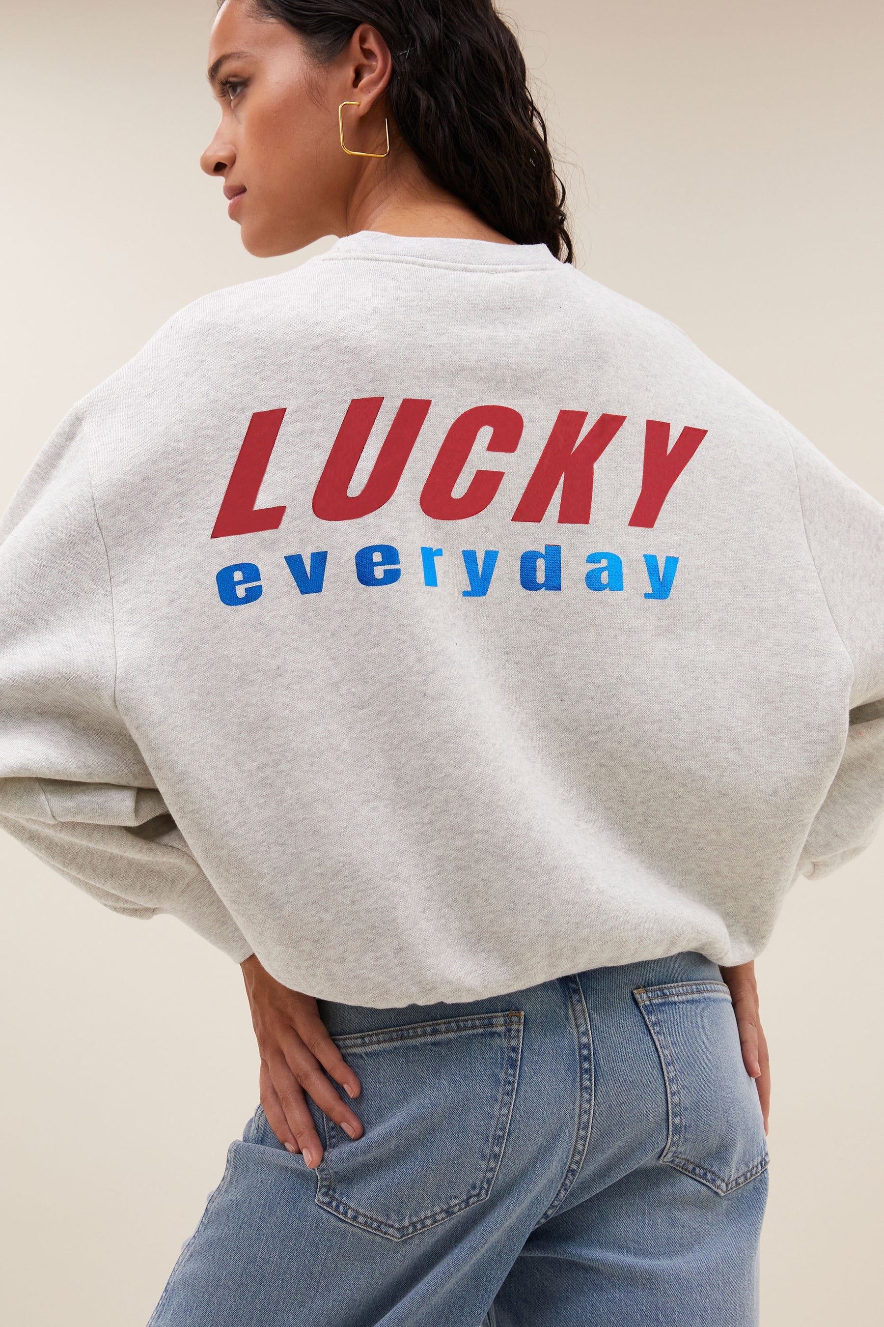bibi melange lucky everyday sweater