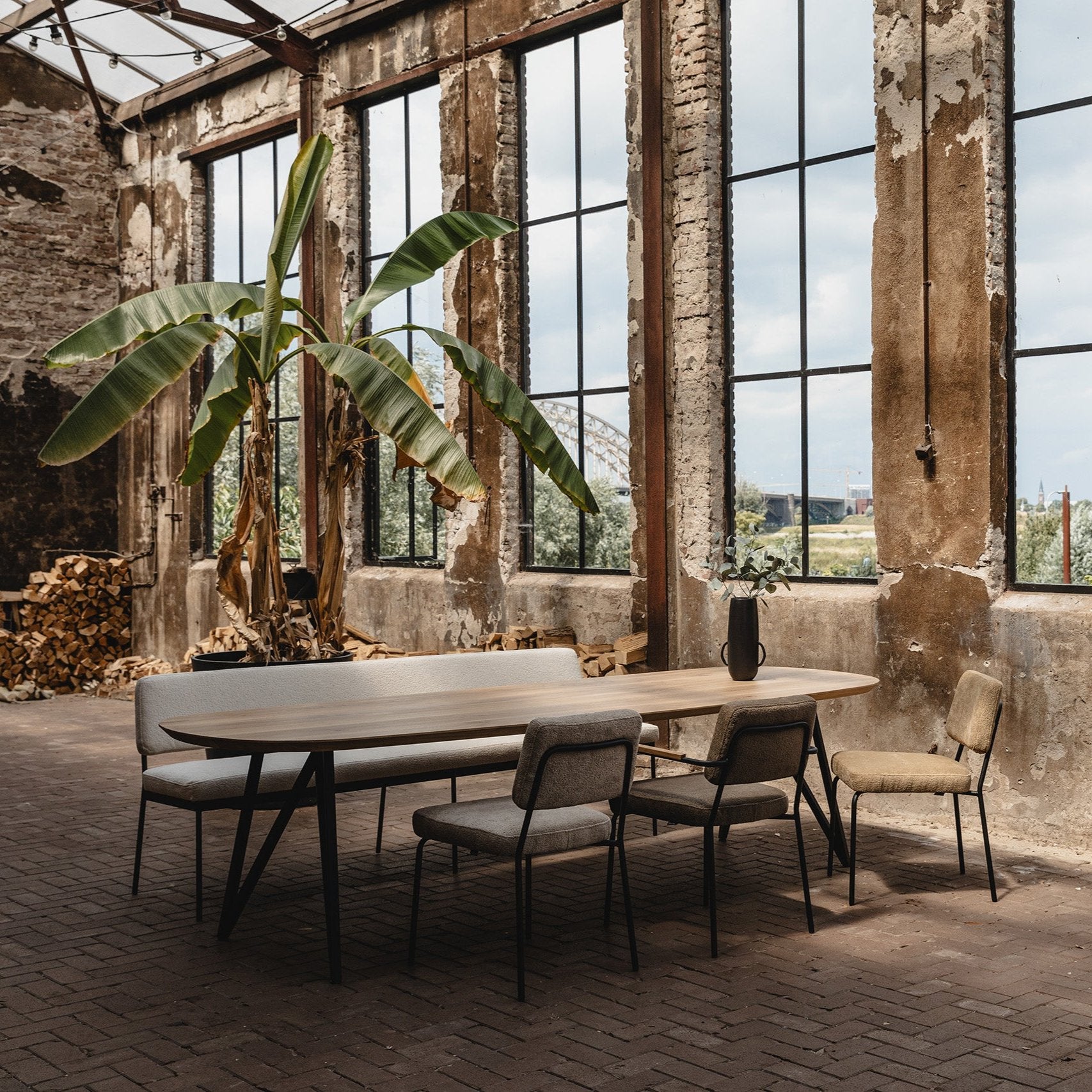 Wahson rotan eetkamerbank, moderne Ottomaanse bank met massief houten poten, gangbank, voetenbank, keukenbank voor eetkamer/entree, zwart Wahson rotan eetkamerbank, moderne Ottomaanse bank met massief houten poten, gangbank, voetenbank, keukenbank voor eetkamer/entree, zwart