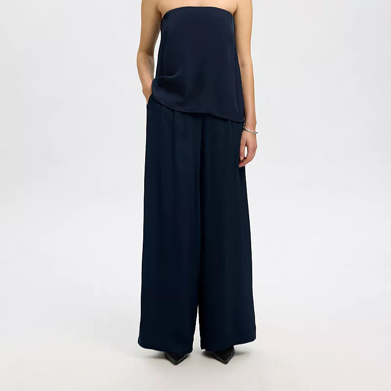 SLFLEONORE HW WIDE PANT B