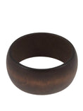 Afbeelding laden in Galerijviewer, Mat bruine houten bangle large

