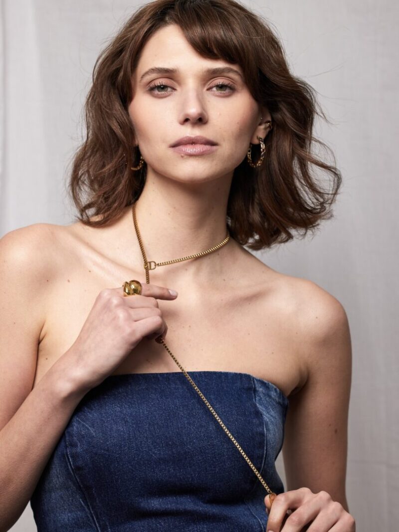 Minimalistische doorhaalketting
