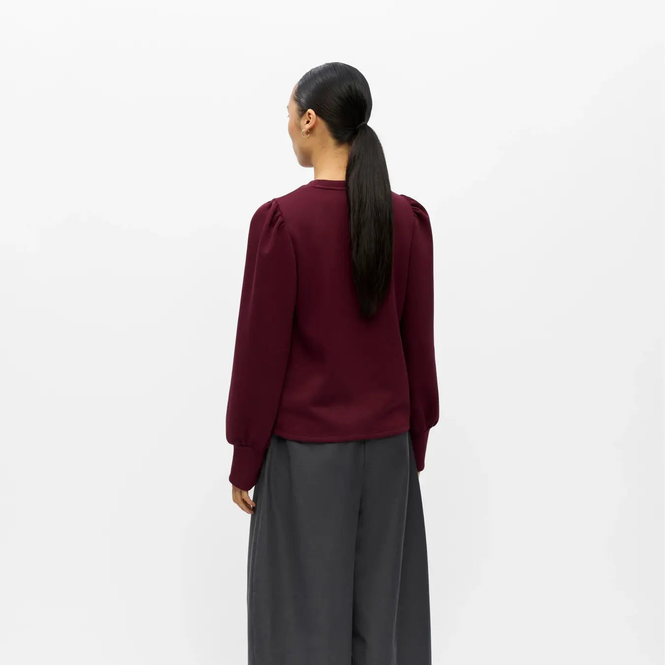 OBJANDREA RE L/S O-NECK TOP NOOS