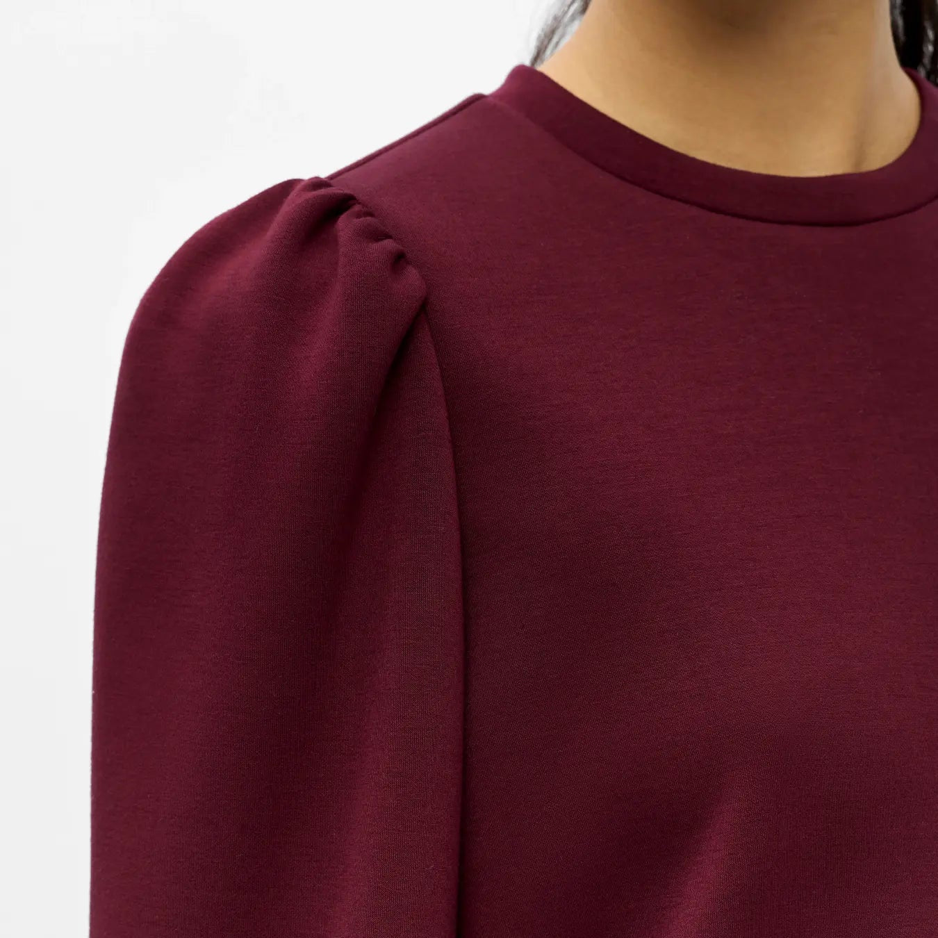 OBJANDREA RE L/S O-NECK TOP NOOS