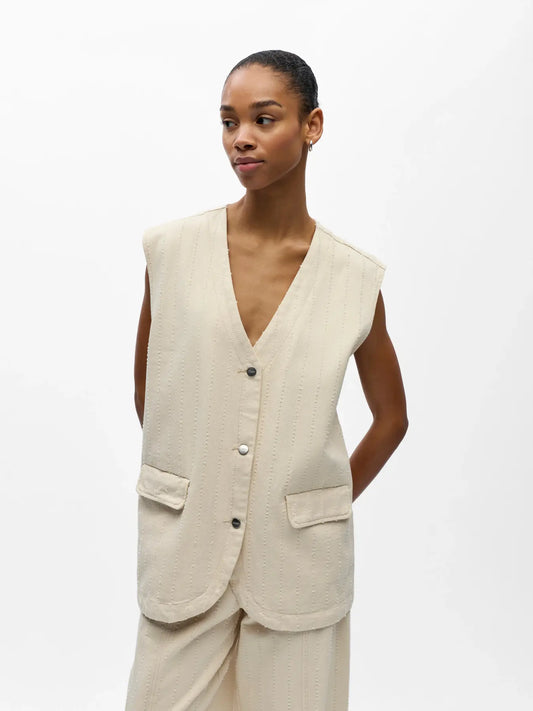 OBJBELLA BOXY S/L WAISTCOAT E VIP 26