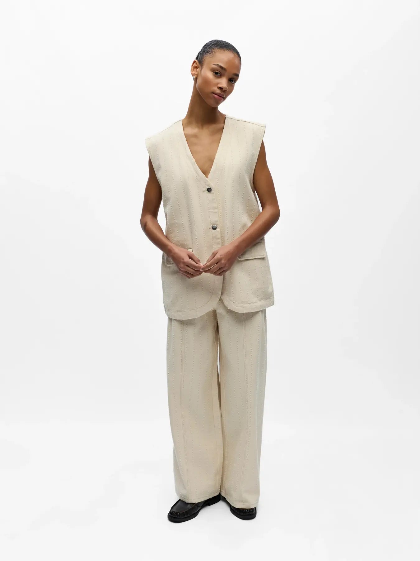 OBJBELLA BOXY S/L WAISTCOAT E VIP 26