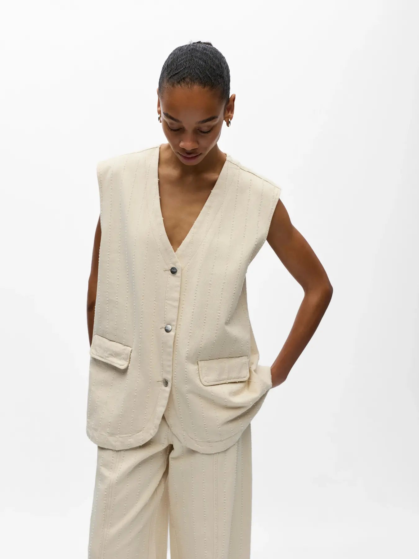 OBJBELLA BOXY S/L WAISTCOAT E VIP 26