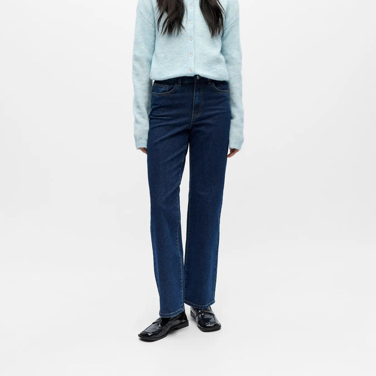 OBJELIA MAE MW STRAIGHT JEANS NOOS