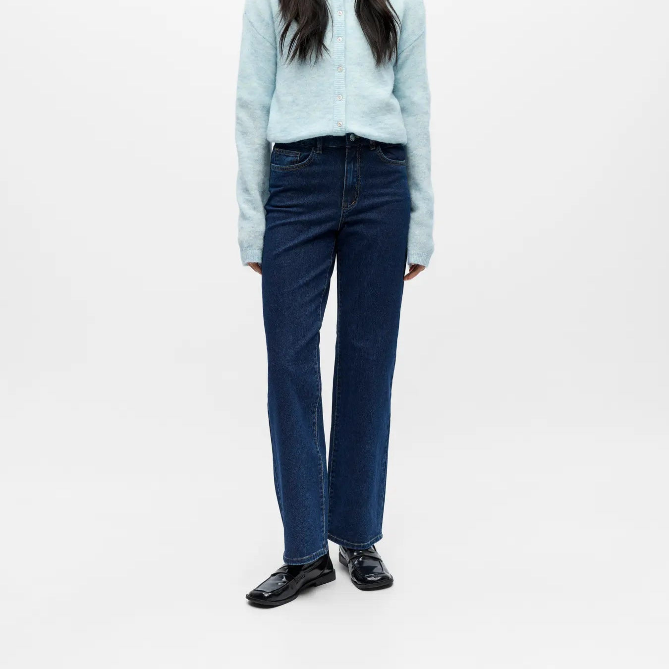 OBJELIA MAE MW STRAIGHT JEANS NOOS