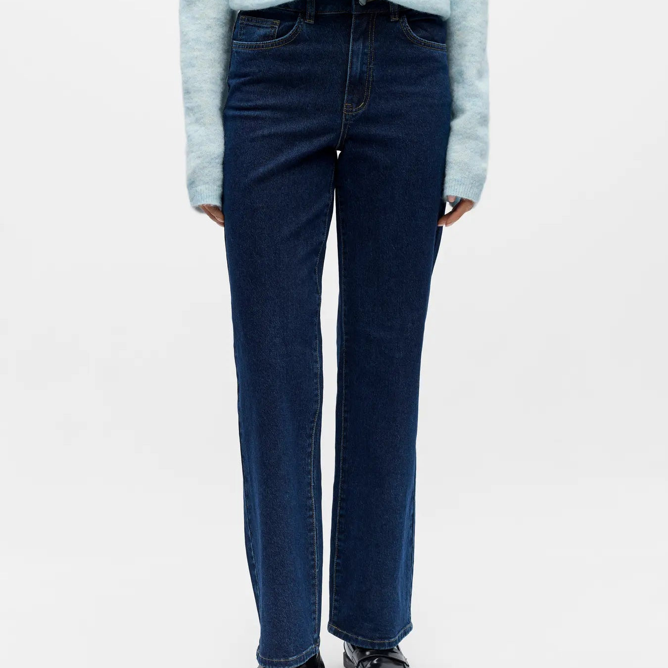 OBJELIA MAE MW STRAIGHT JEANS NOOS