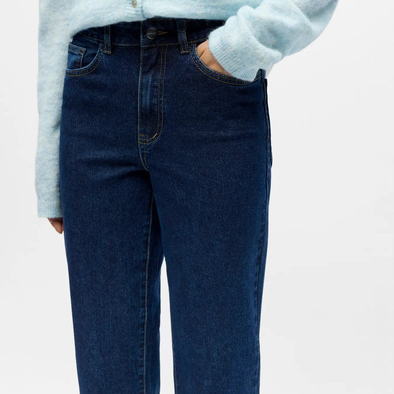 OBJELIA MAE MW STRAIGHT JEANS NOOS