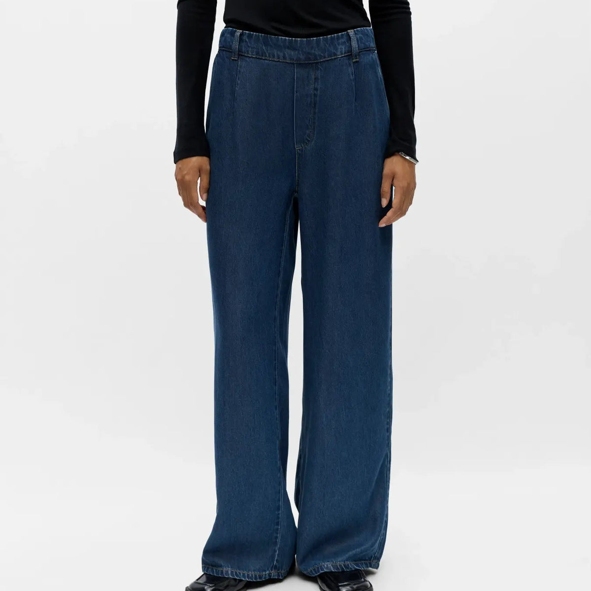 OBJFRAME LISA WIDE MW PANTS NOOS
