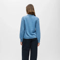 Load image into Gallery viewer, OBJFRAME V-NECK RE DENIM TOP DIV
