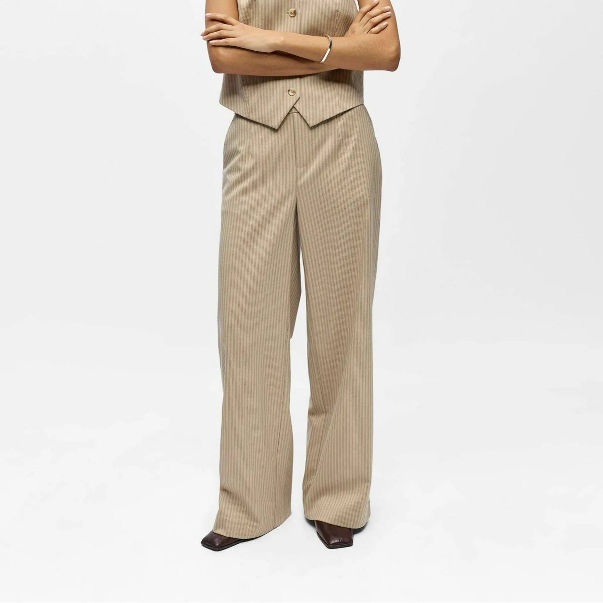 OBJLISA WIDE PANT AOP NOOS