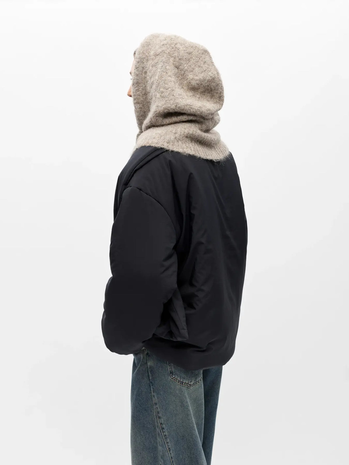 OBJMILU CABLE KNIT BALACLAVA NOOS