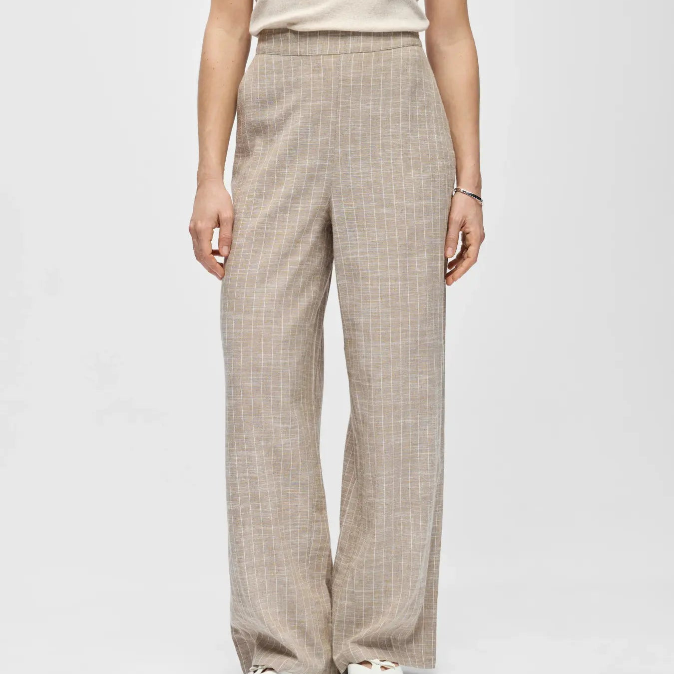 OBJPAULA YUI HW WIDE PANTS 144