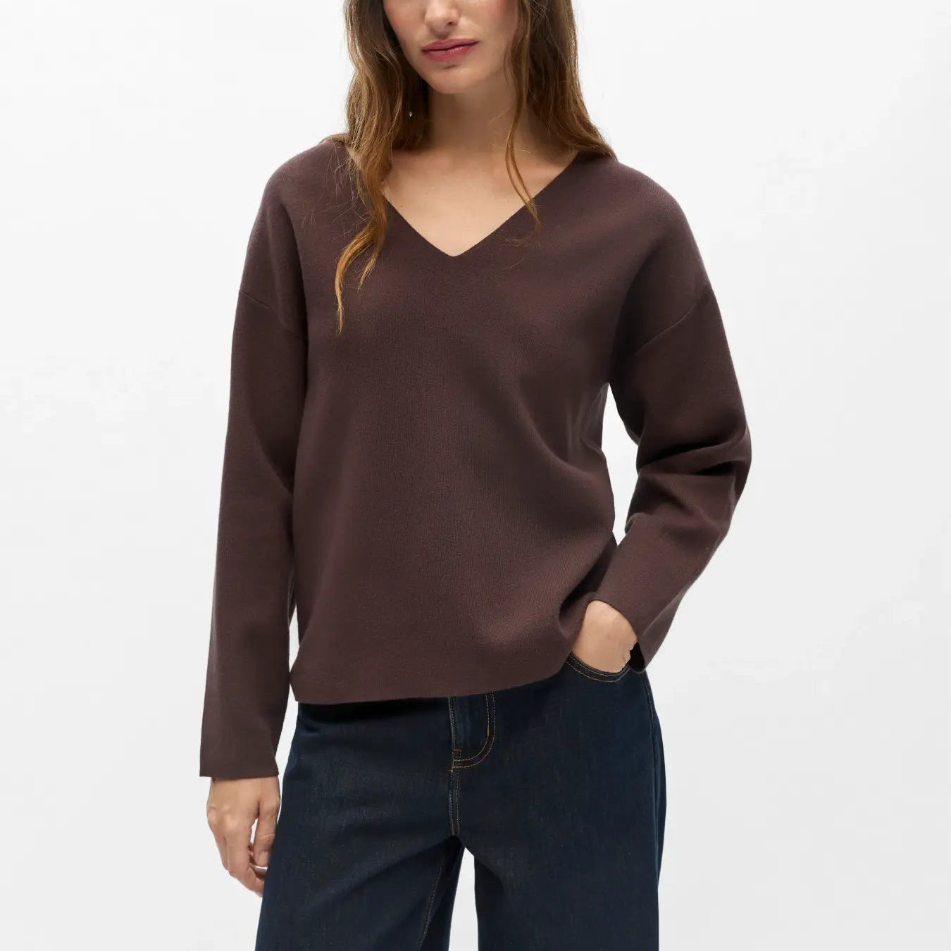 OBJREYNARD V-NECK PULLOVER NOOS
