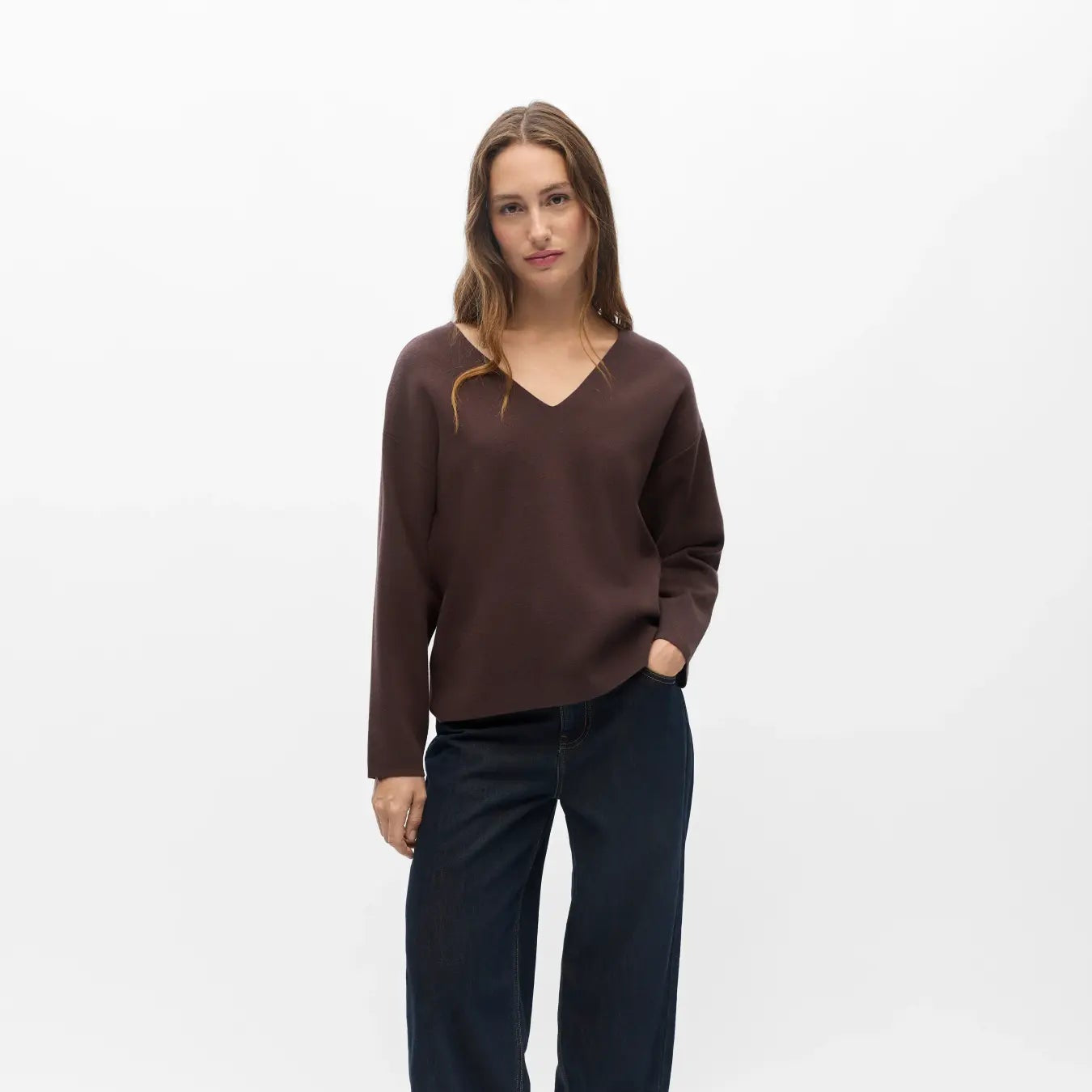 OBJREYNARD V-NECK PULLOVER NOOS