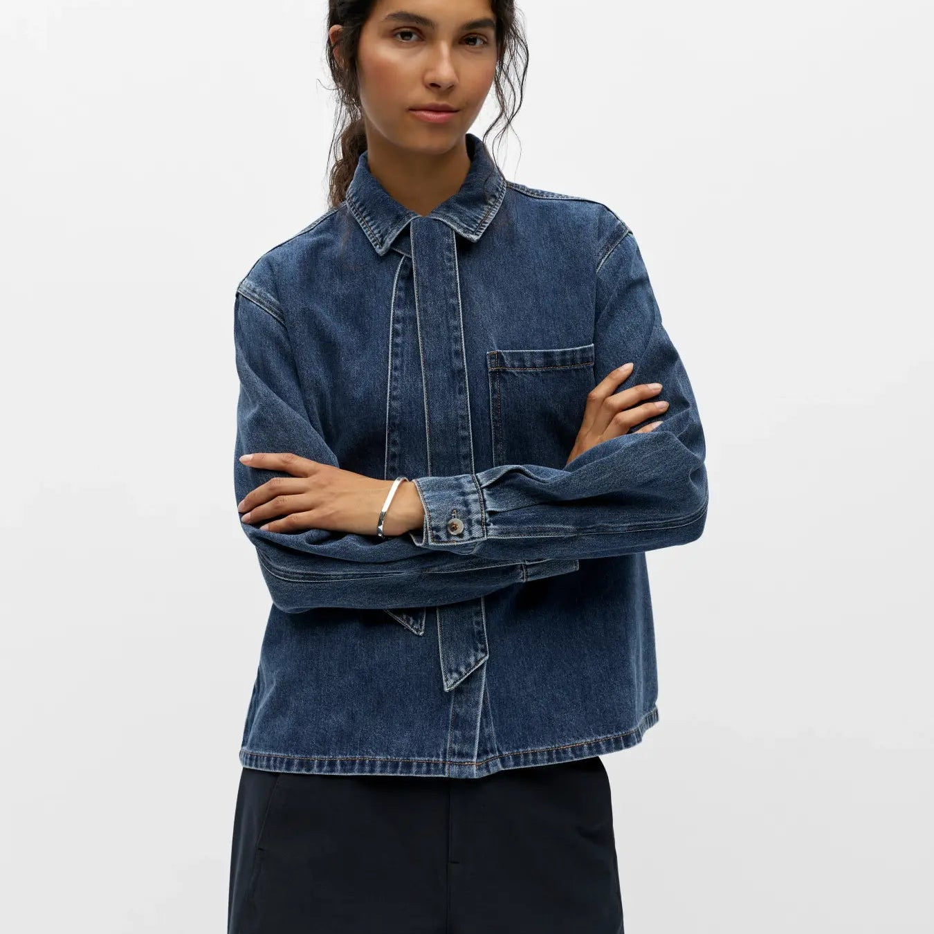 OBJROSIE L/S RE SHIRT NOOS