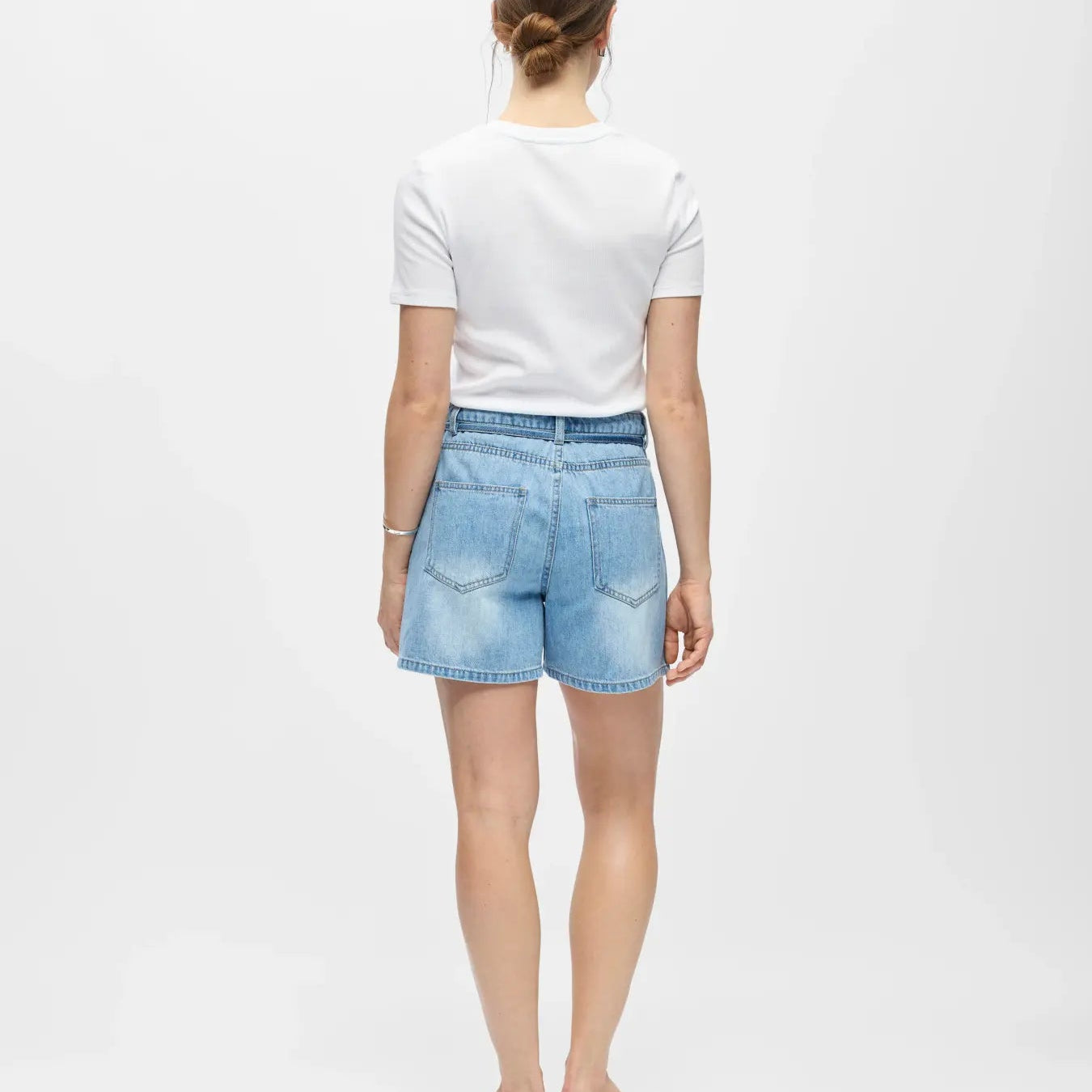OBJROSIE MW LO DENIM SHORT SHORTS DIV