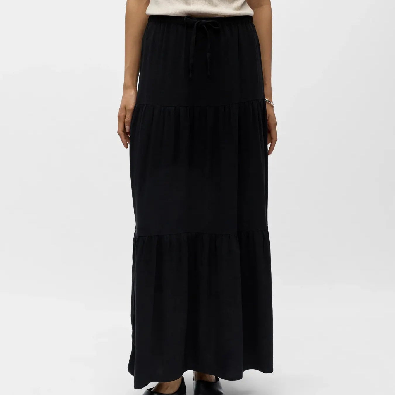 OBJSANNE MW LONG LAYER SKIRT NOOS