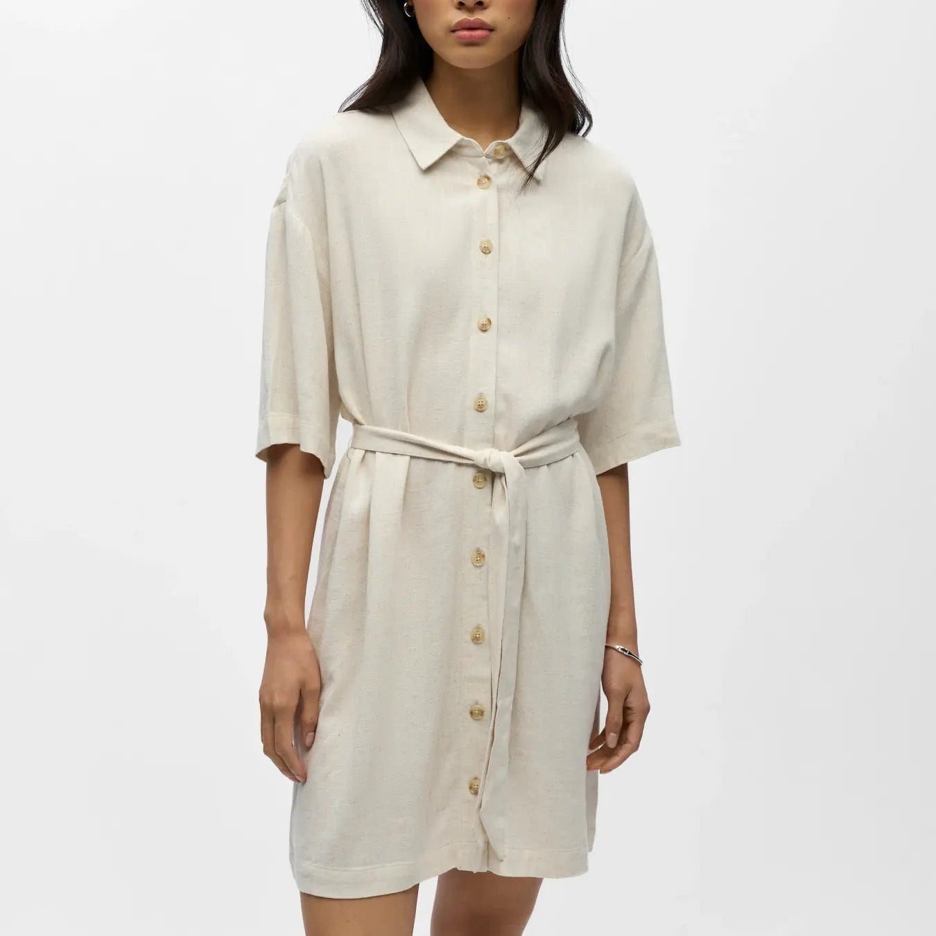 OBJSANNE 2/4 LO SHIRT DRESS NOOS