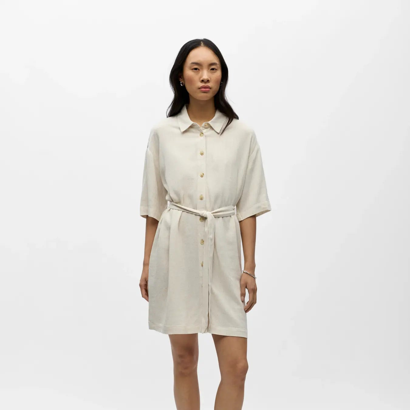 OBJSANNE 2/4 LO SHIRT DRESS NOOS