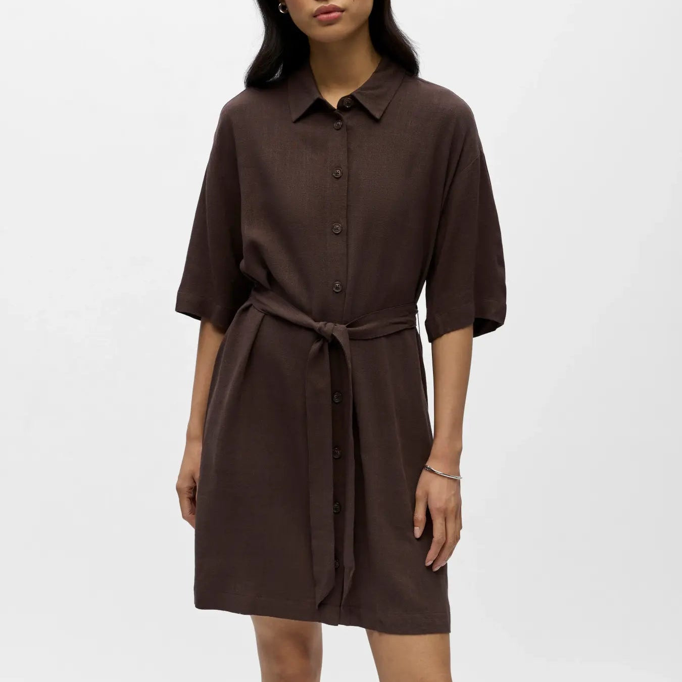 OBJSANNE 2/4 LO SHIRT DRESS NOOS