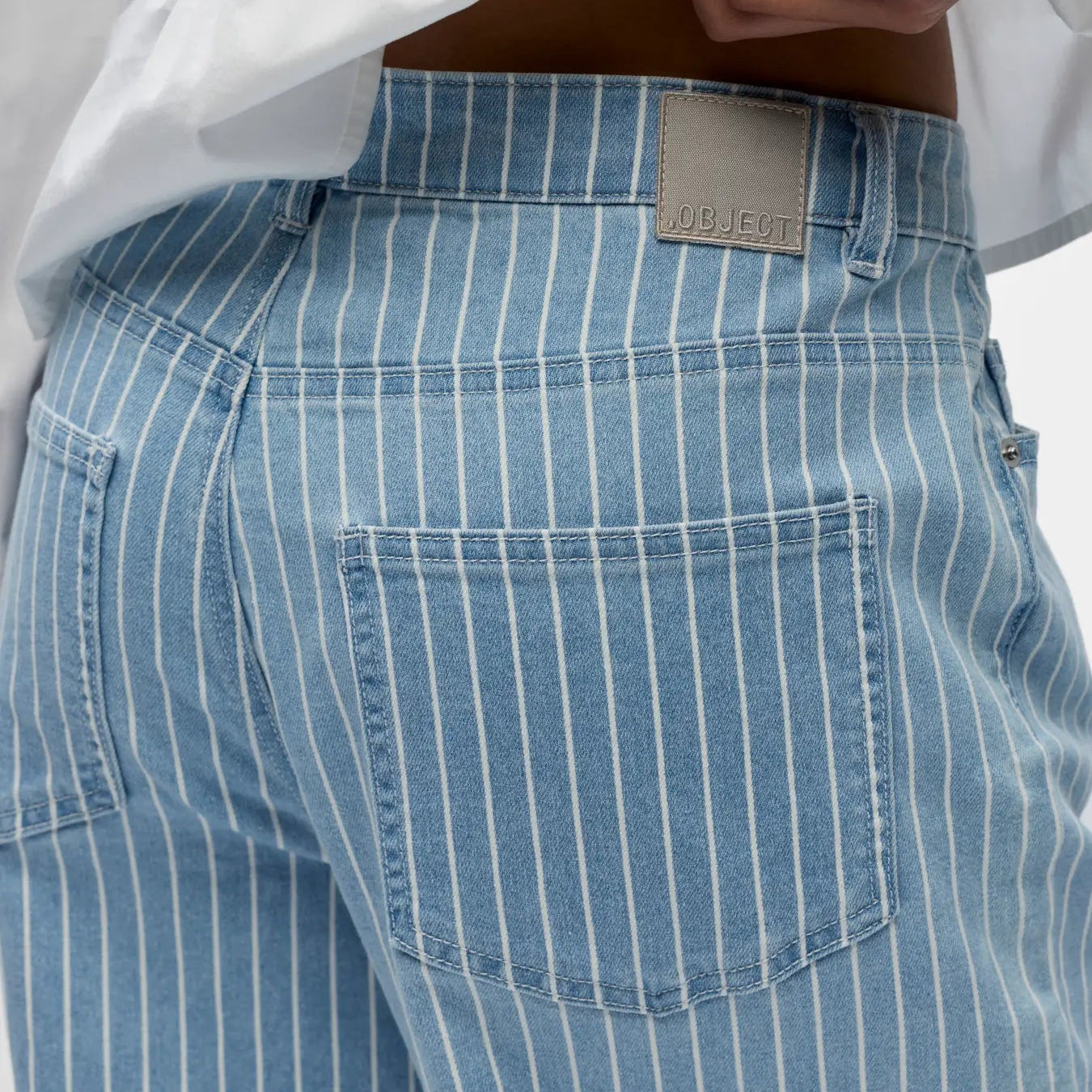 OBJSANNI MW WIDE JEANS 144